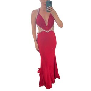 Jovani Evening Gown Red